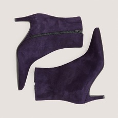 Heeled boots purple