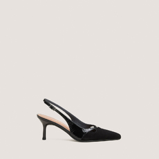 Heeled pumps black
