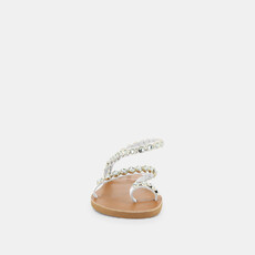 Sandales &agrave; bijoux white