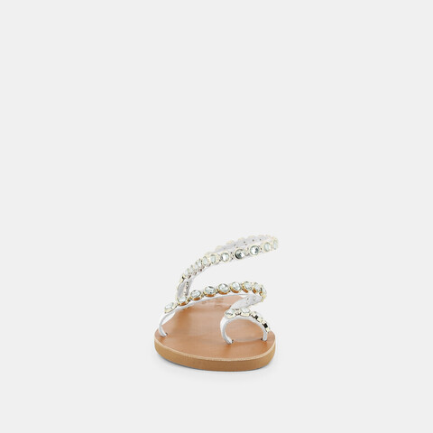 Sandales &agrave; bijoux white