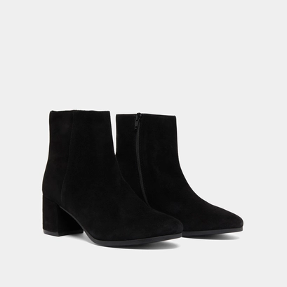 Boots &agrave; talons in black suede | annick