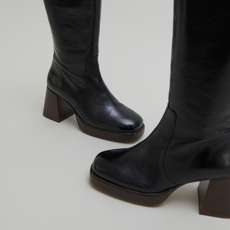 Bottes &agrave; plateformes black