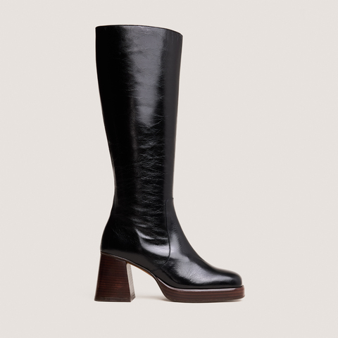 Bottes &agrave; plateformes black