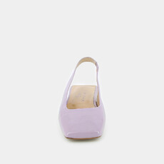 Ballerines Slingback &agrave; bouts carr&eacute;s lilac