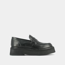 Mocassins &agrave; plateformes black