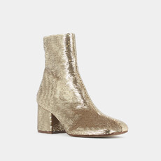 Bottines &agrave; talons platinum