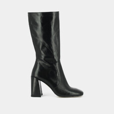 Bottes &agrave; talons et bouts carr&eacute;s black
