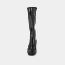 Bottes &agrave; talons et bouts carr&eacute;s black