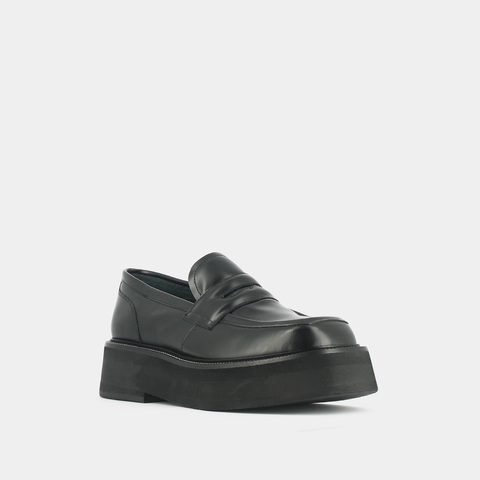 Mocassins &agrave; plateformes black
