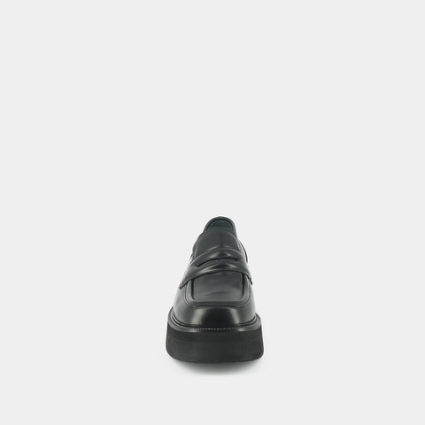 Mocassins &agrave; plateformes black