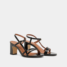 Sandales &agrave; talons et brides black