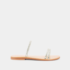 Mules &agrave; brides silver