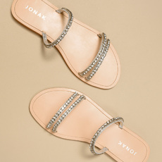 Mules &agrave; brides silver