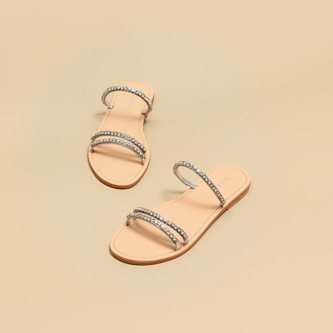 Mules &agrave; brides silver