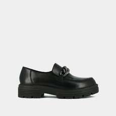 Mocassins &agrave; chaines et semelles crant&eacute;es... black