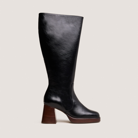 Bottes &agrave; plateformes black