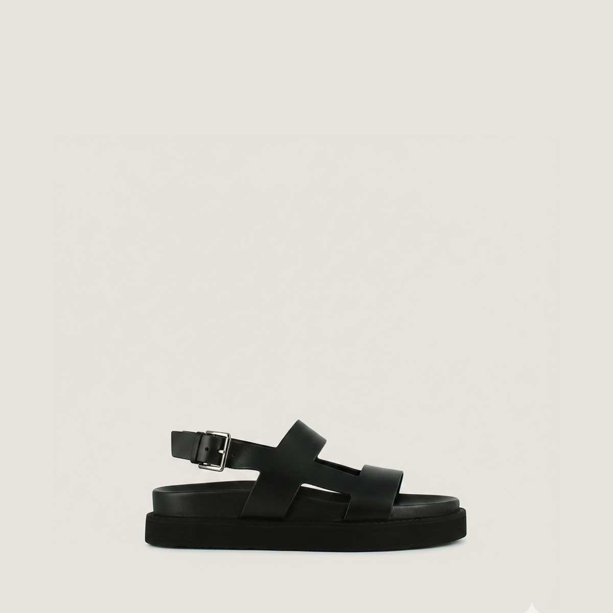 Sandales &agrave; brides crois&eacute;es black