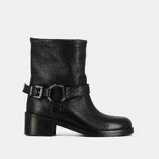 Boots &agrave; boucles black