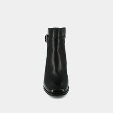Bottines &agrave; talons et boucles black