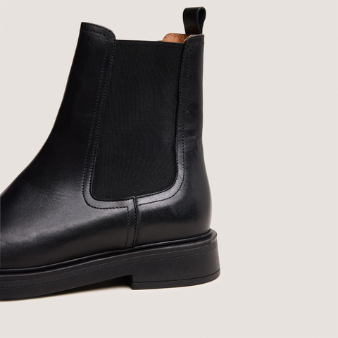 Boots &agrave; bouts ronds black