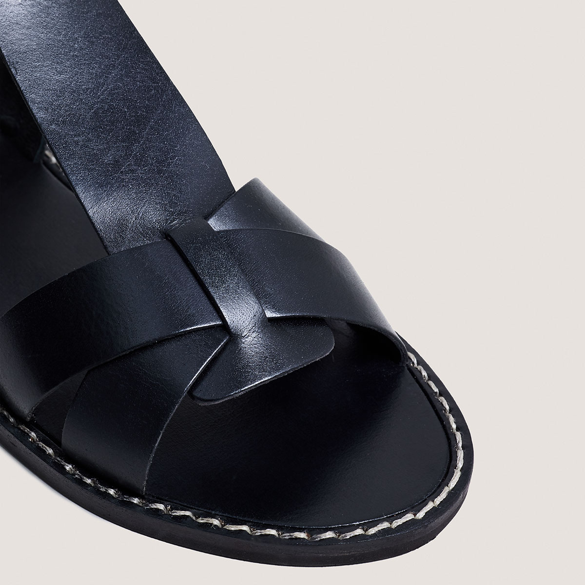 Sandales &agrave; boucles et brides black