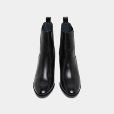 Bottines &agrave; talons et &eacute;lastiques black