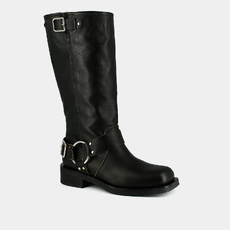 Bottes &agrave; bouts ronds black