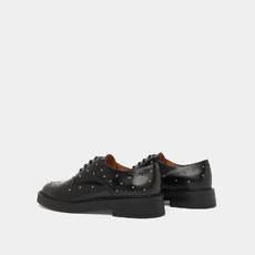 Derbies &agrave; d&eacute;tails argent&eacute;s black