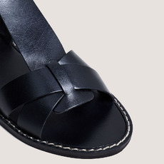 Sandales &agrave; boucles et brides black