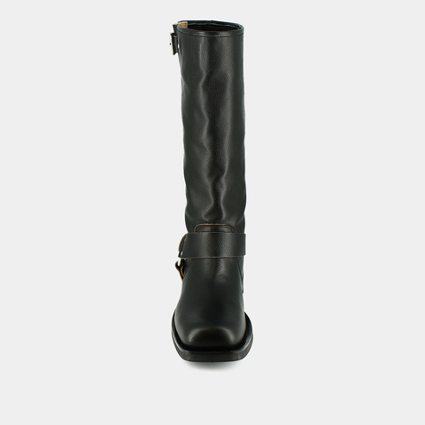 Bottes &agrave; bouts ronds black