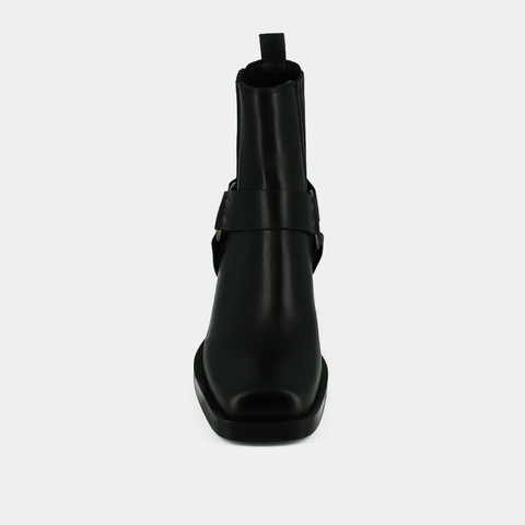 Bottines &agrave; boucles black