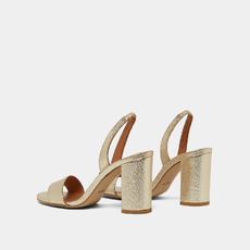 Sandales &agrave; talons platinum