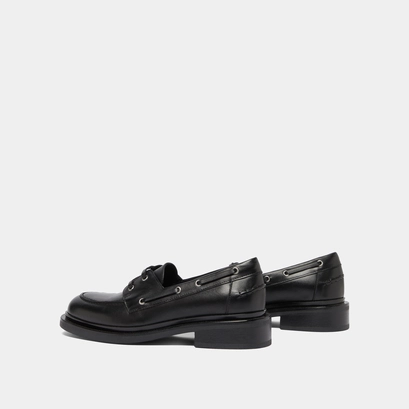 Derbies &agrave; lacets &eacute;pais in black leather | paolo