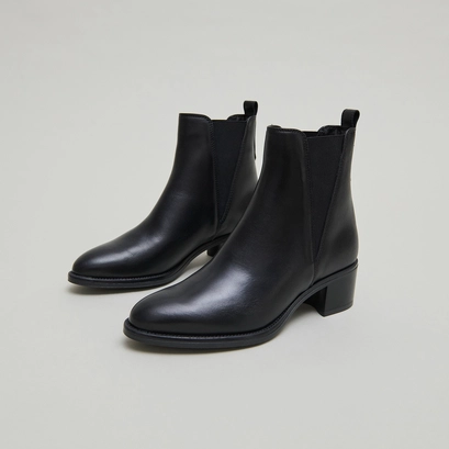 Bottines à élastiques triangulaires black