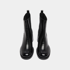 Bottines &agrave; talons et &eacute;lastiques black